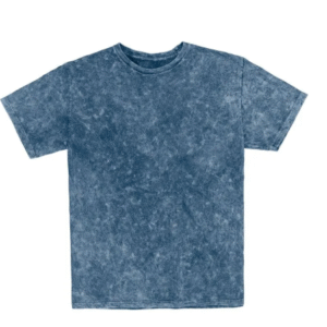 Playera Color Royal Mineral Wash  Prelavado Unisex
