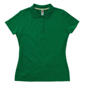 Playera para Mujer Tipo Polo Premium Color Verde Bandera