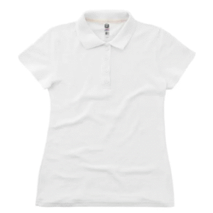 Playera para Mujer Tipo Polo Premium Color Blanco