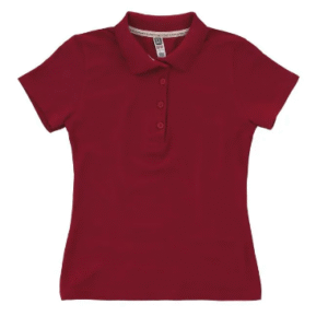 Playera para Mujer Tipo Polo Premium Color Cherry