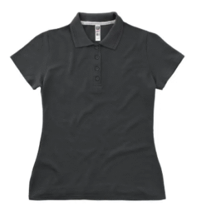 Playera para Mujer Tipo Polo Premium Color Carbon