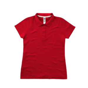 Playera para Mujer Tipo Polo Premium Color Rojo