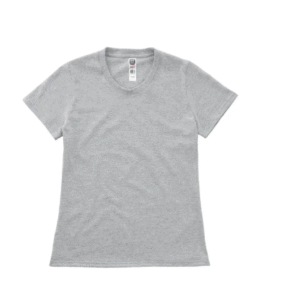 Playera para Mujer Color Jaspe Cuello Redondo Manga Corta de Alta Calidad