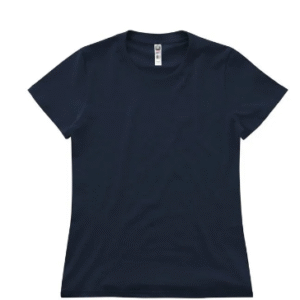 Playera para Mujer Color Marino Cuello Redondo Manga Corta de Alta Calidad