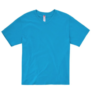 Playera para Hombre Color Turquesa  Cuello V Manga Corta