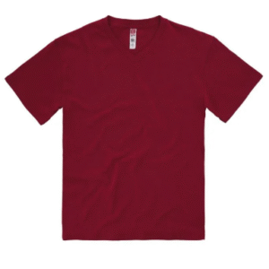 Playera para Hombre Color Cherry  Cuello V Manga Corta