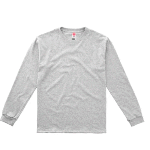 Playera para Hombre Color Jaspe Cuello Redondo Manga Larga