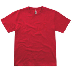 Playera para Hombre Color Rojo Cuello Redondo Manga