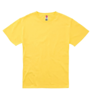 Playera para Hombre Color Canario Cuello Redondo Manga