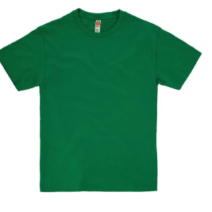 Playera para Hombre Color Verde Bandera  Cuello Redondo Manga