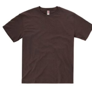 Playera para Hombre Color Tabaco  Cuello Redondo Manga