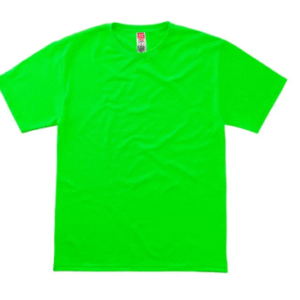 Playera para Hombre Color Verde Neon Cuello Redondo Manga