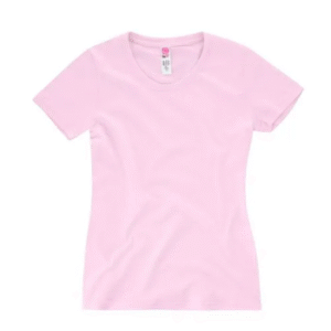 Playera para Mujer Cuello Redondo Manga Corta  Color Rosa