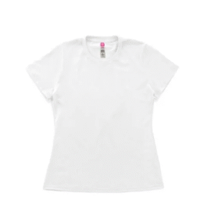 Playera para Mujer Cuello Redondo Manga Corta  Color Blanco