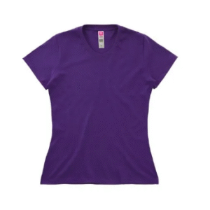 Playera para Mujer Cuello Redondo Manga Corta  Color Morado