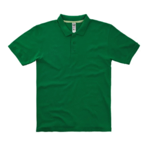Playera  para Hombre Tipo Polo Premium Color Verde Bandera