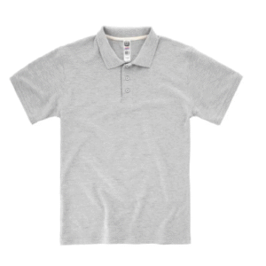 Playera  para Hombre Tipo Polo Premium Color Jaspe
