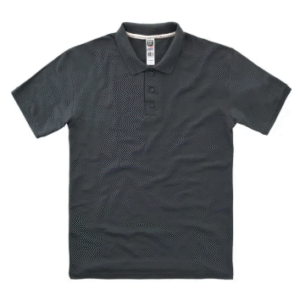 Playera  para Hombre Tipo Polo Premium Color Carbon