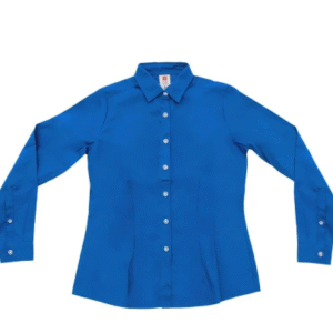 Camisa Para Mujer Gabardina Manga Larga  Color Egeo